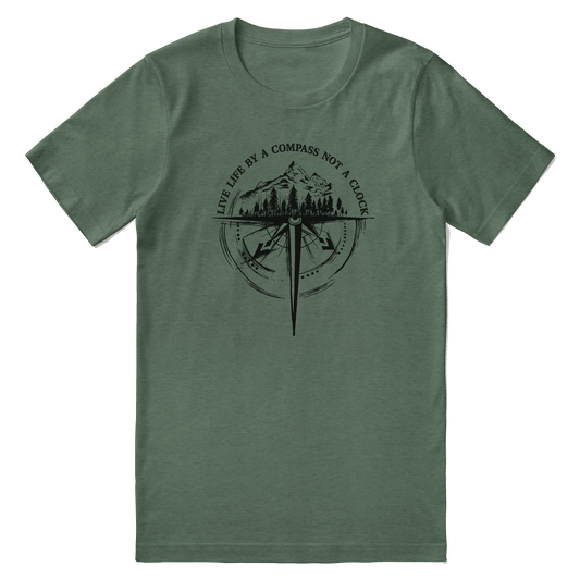 Live Life By a Compass Tee