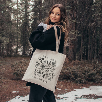 Plant These Save the Bees Tote